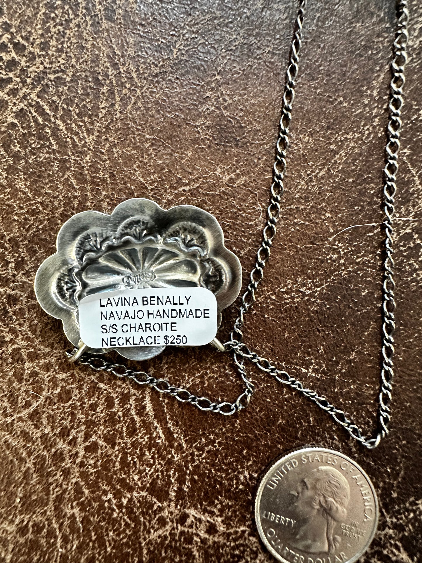 Charoite Necklace by Lavinia Benally
