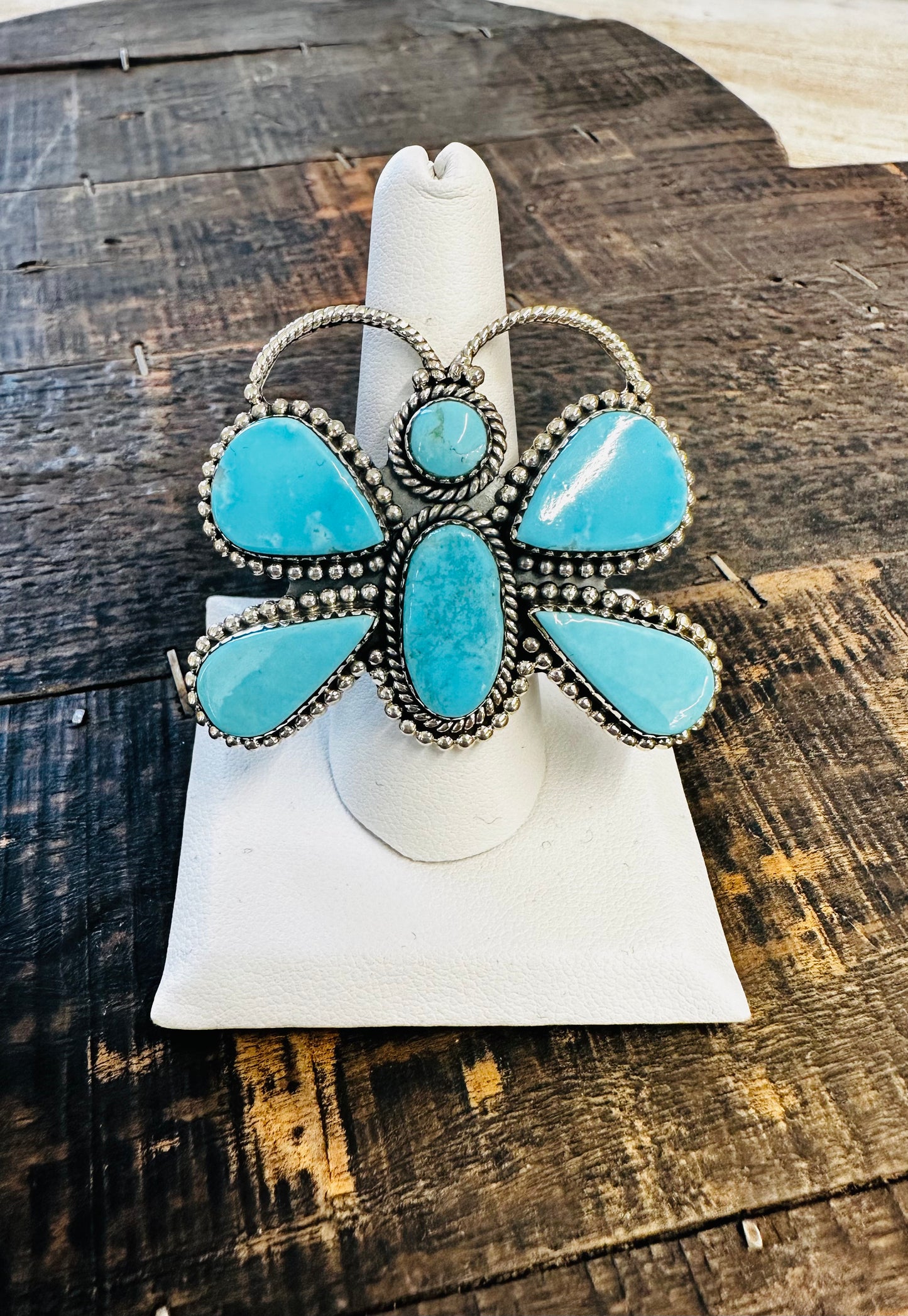 Butterfly Turquoise Ring