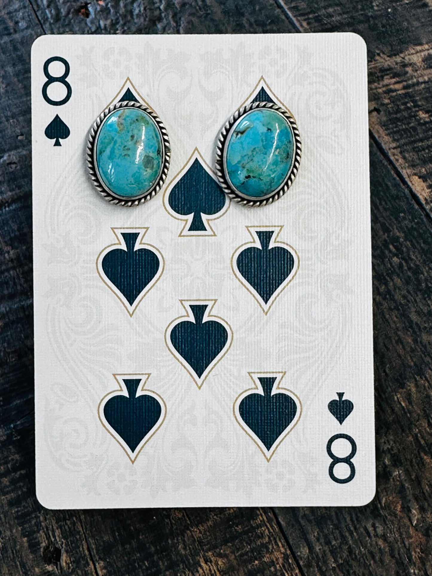 Mojave Turquoise studs