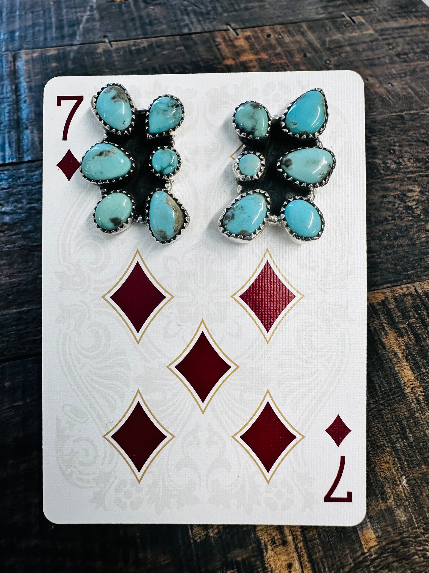 Turquoise Clusters Earrings