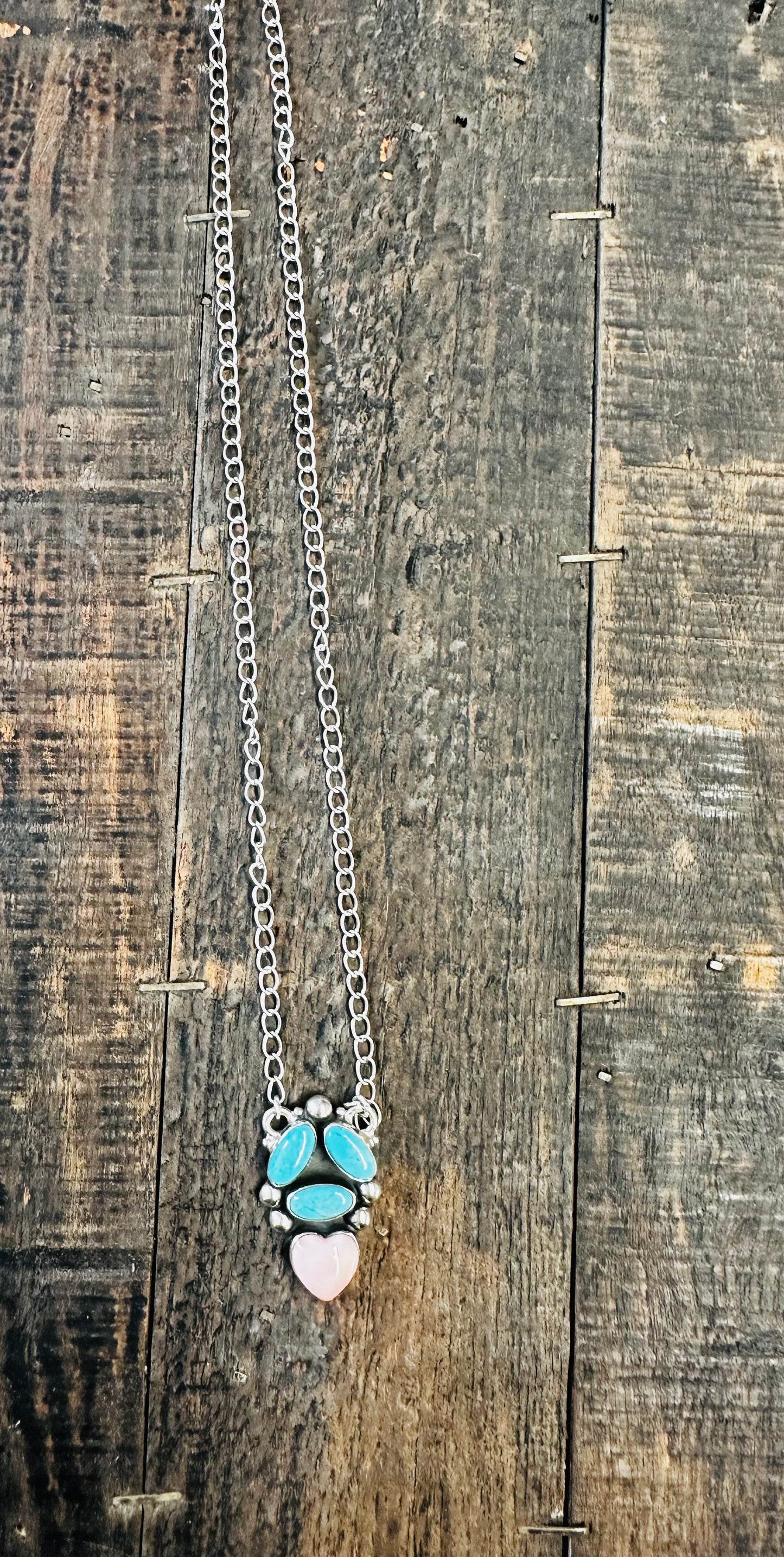 Turquoise & Pink conch