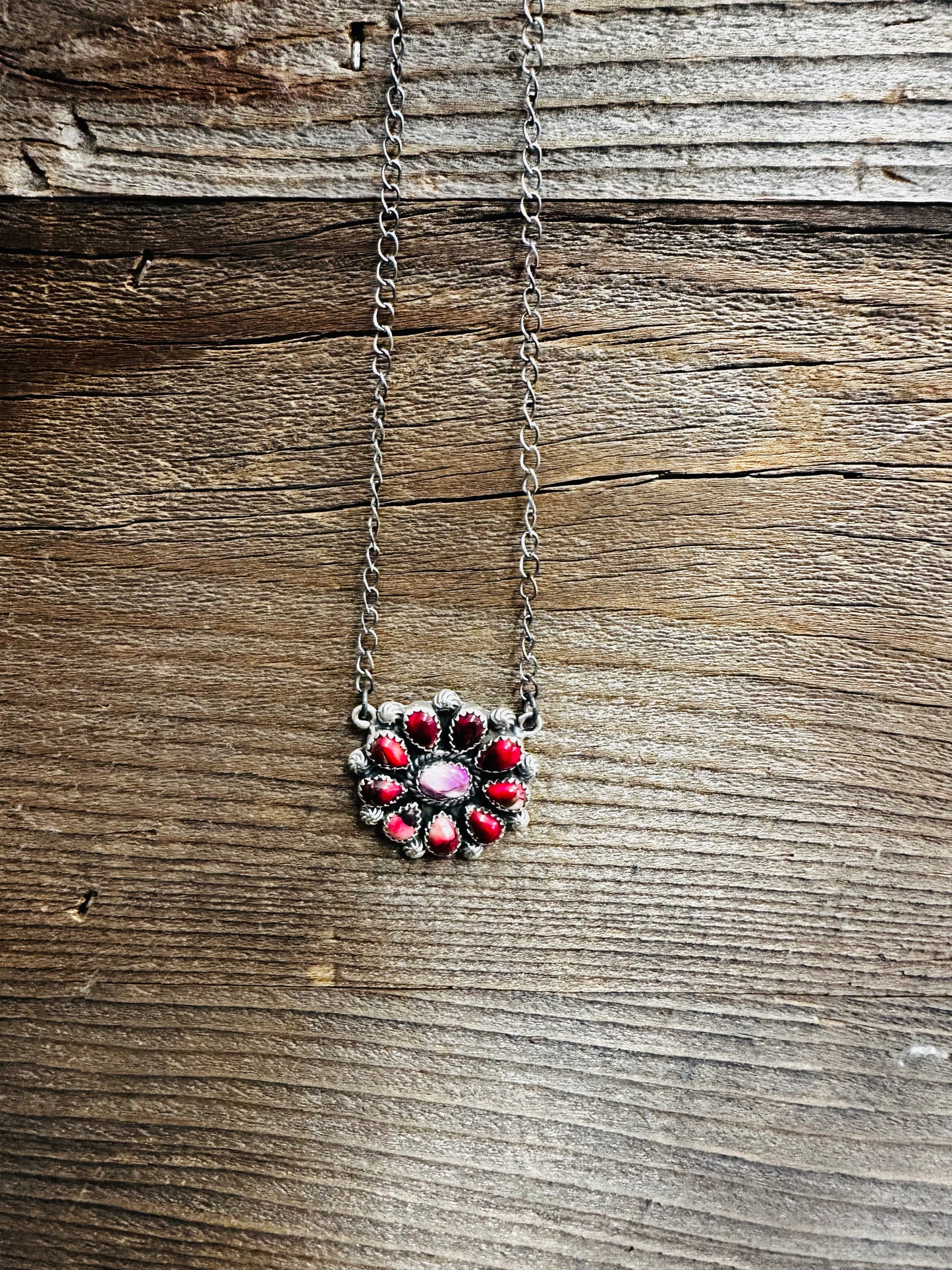 Rose Dahlia Necklace