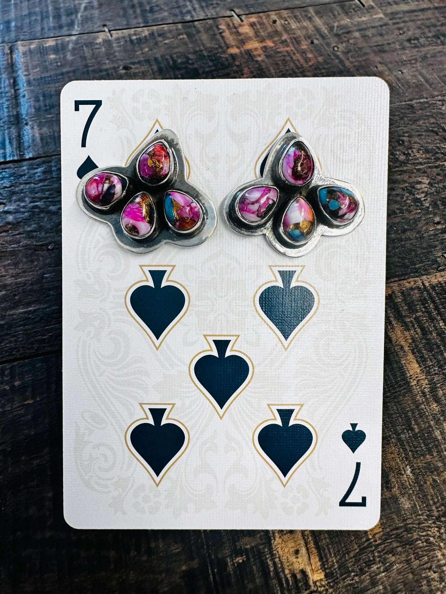 Pink Dahlia Earrings