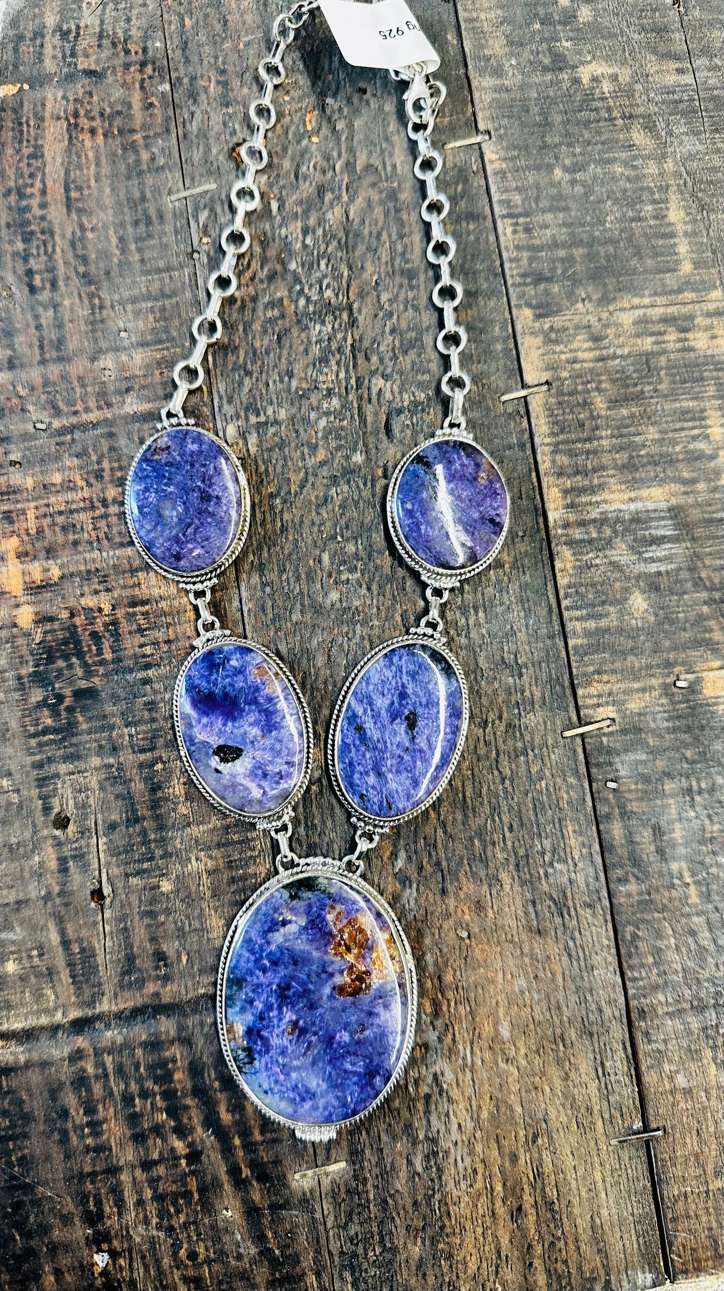 Charolit necklace