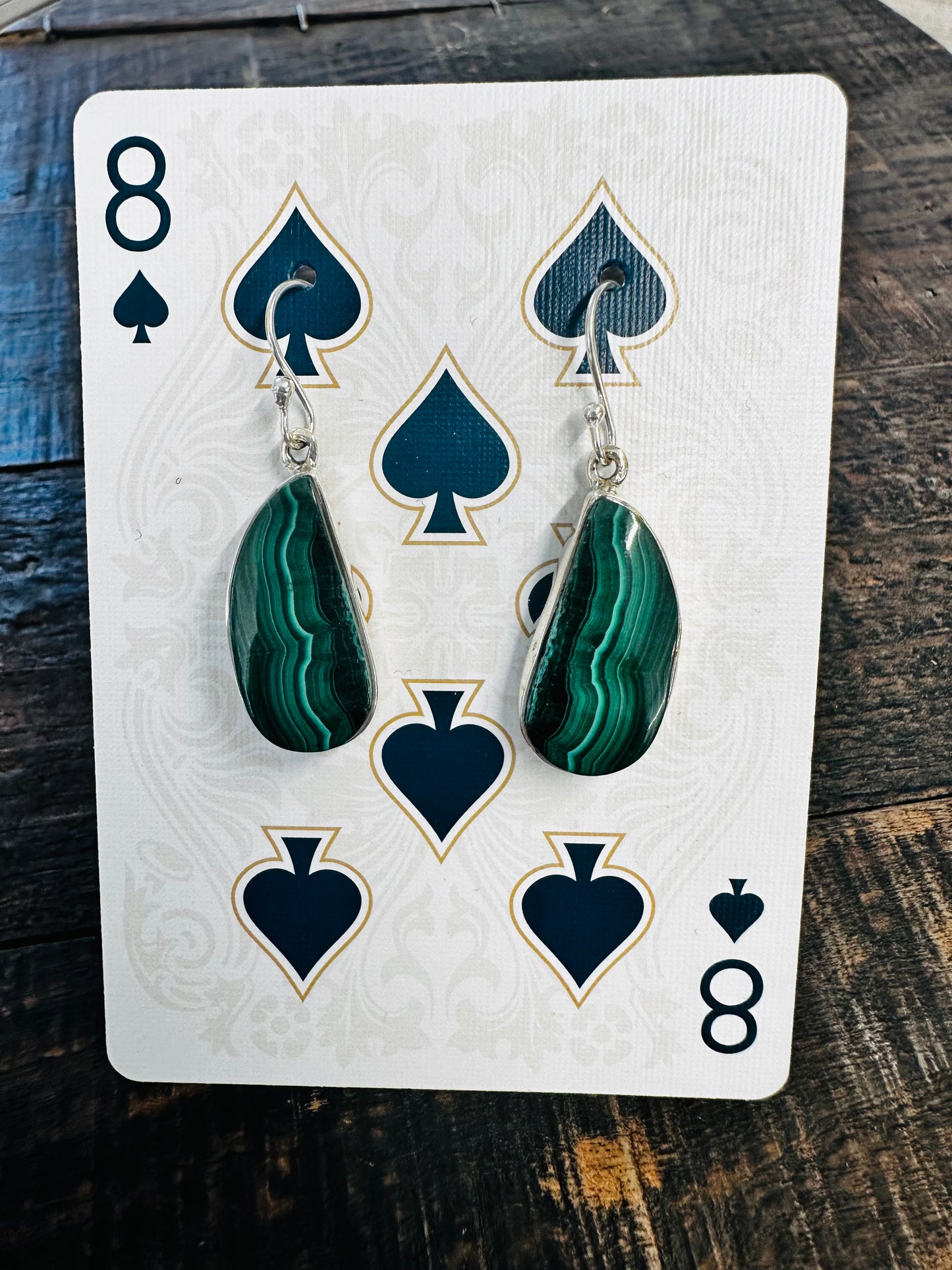 Malachite Earrings