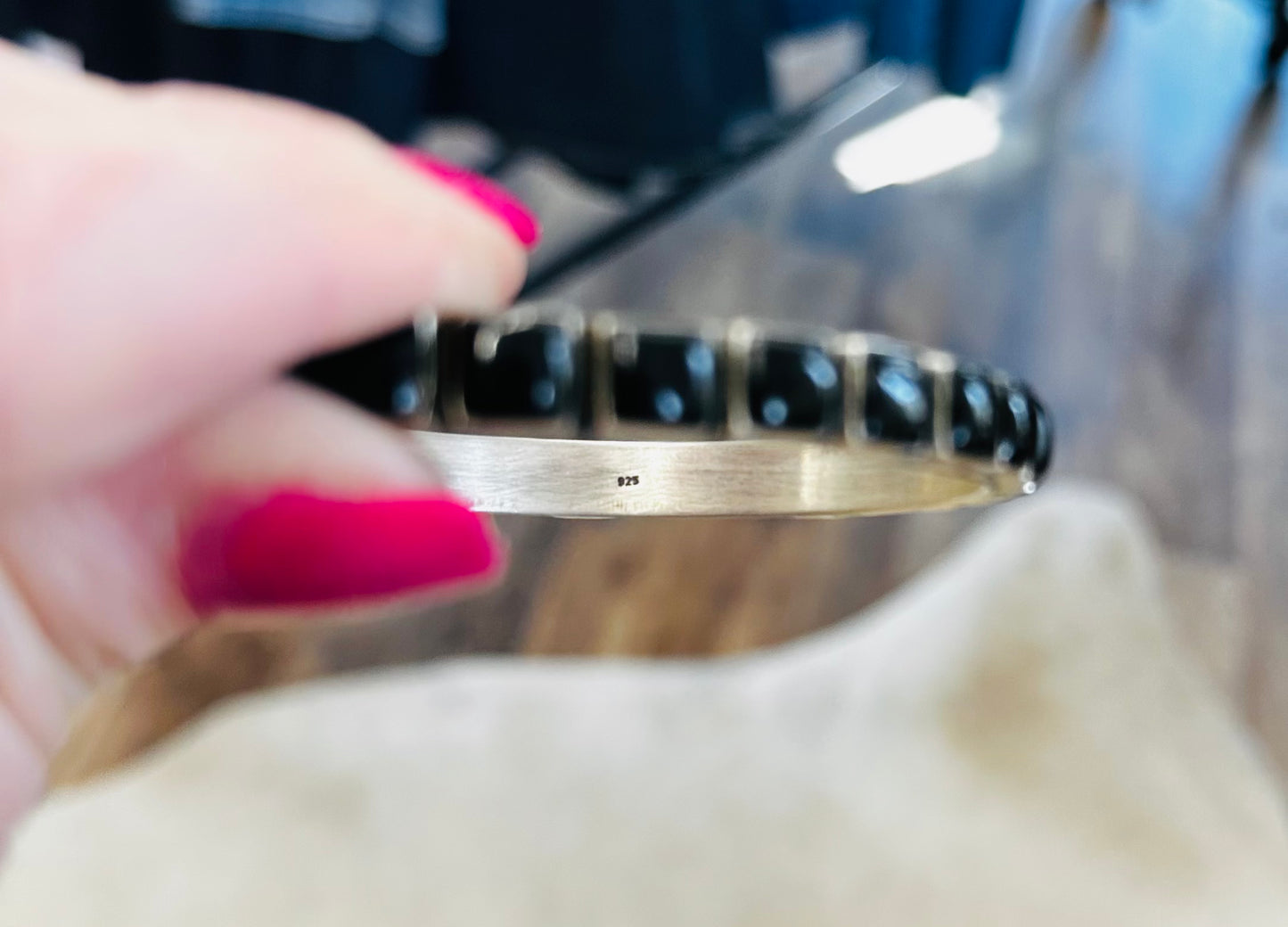 Black Onyx Bangle