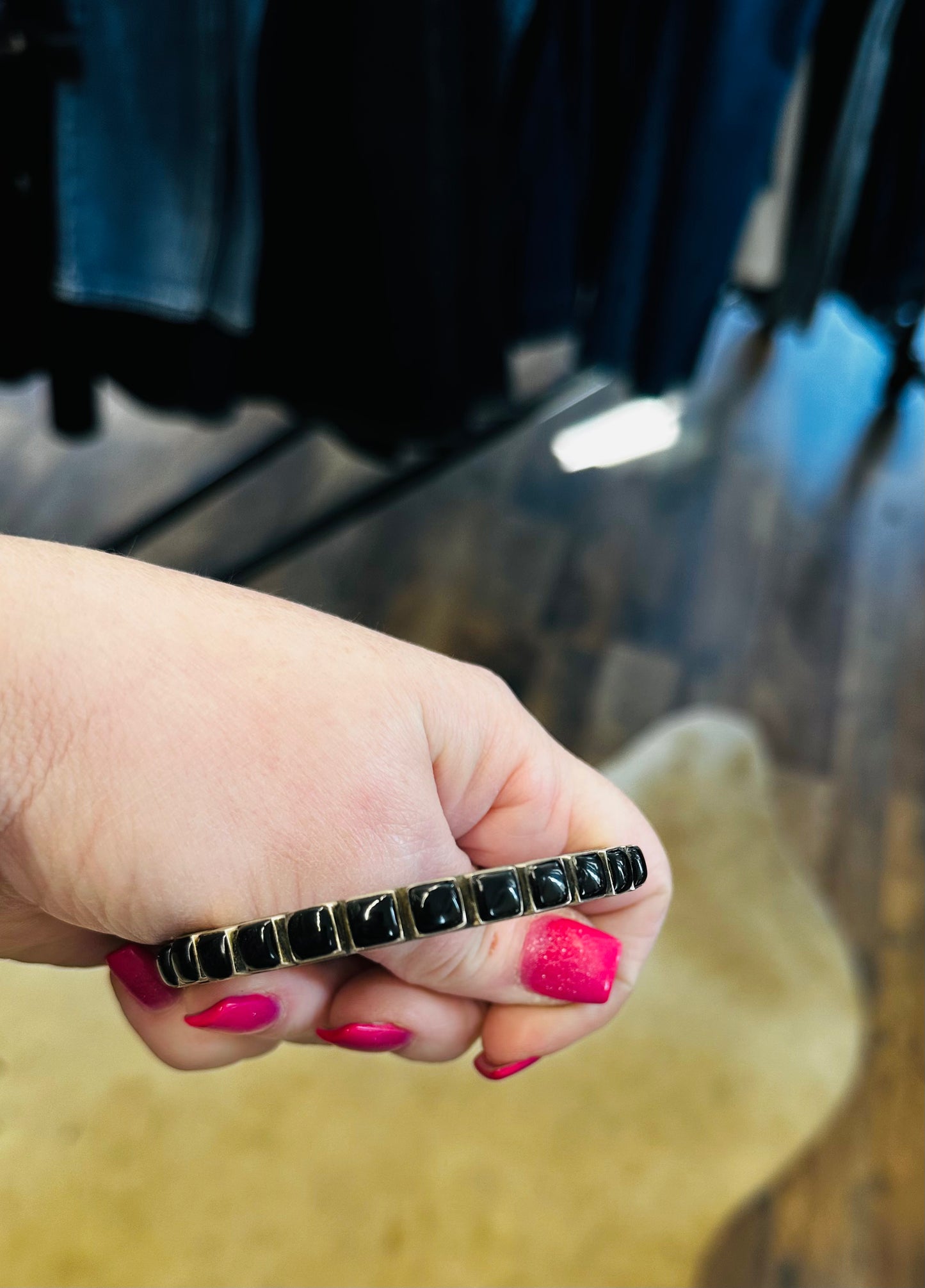 Black Onyx Bangle