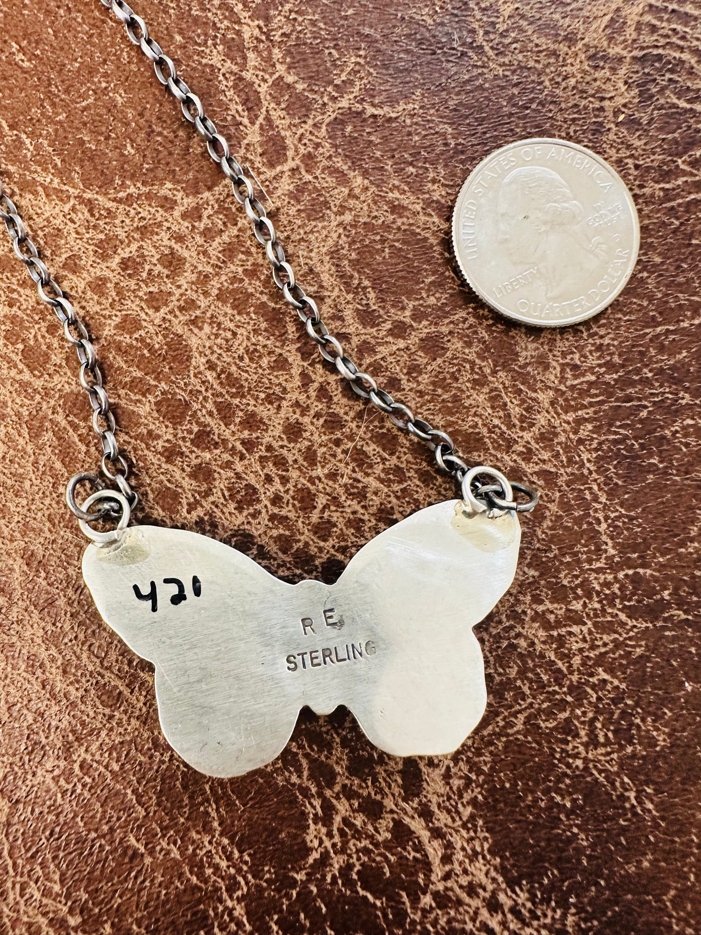 Native Made Butterfly necklace