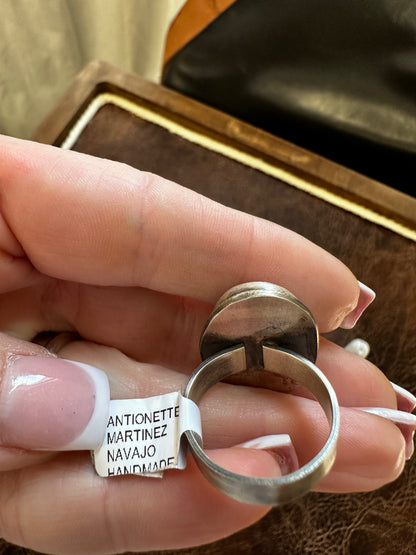 White Buffalo Ring by Antionette