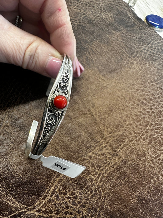 Red Coral Cuff