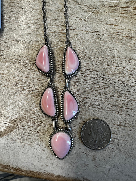 Pink Conch Lariat