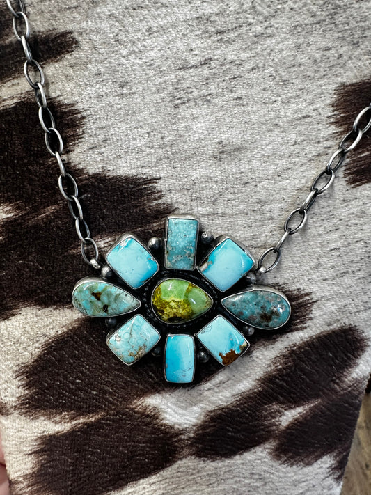 Multi Stone turquoise Necklace