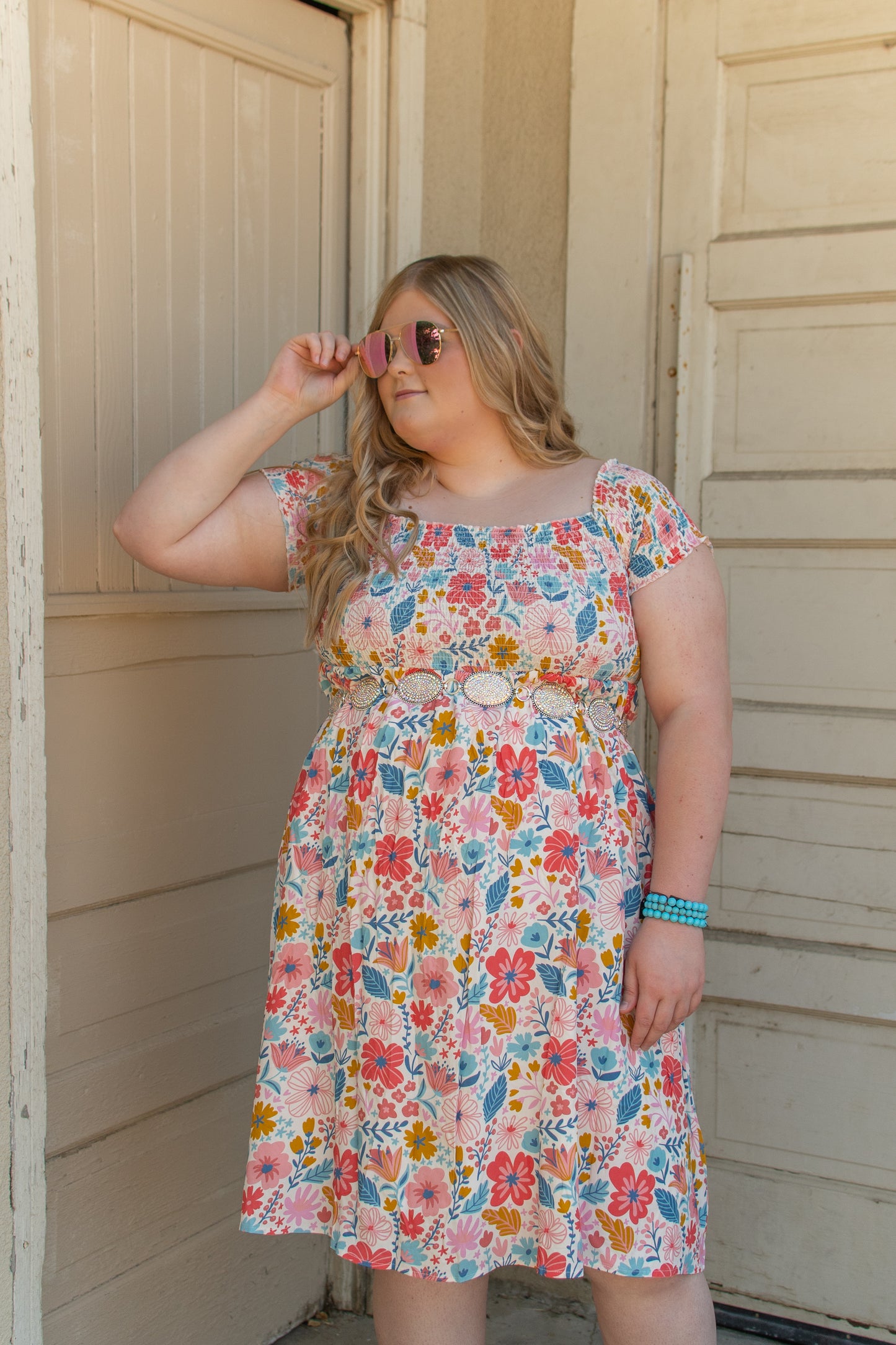 Pretty Pink Floral Dress