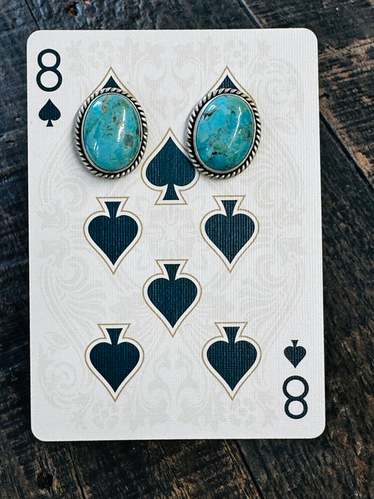 Mojave Turquoise studs