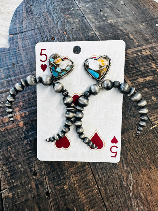 Spiny Turquoise earrings