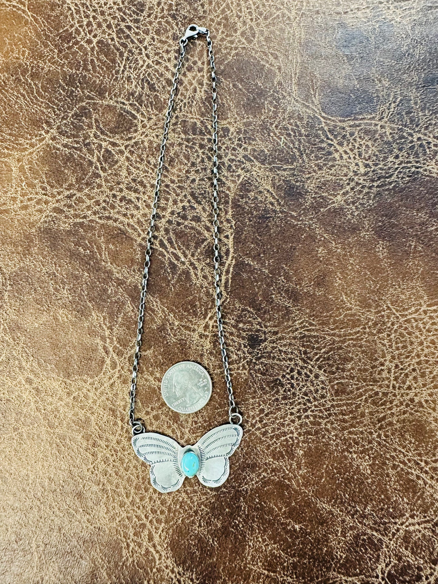 Native Made Butterfly necklace