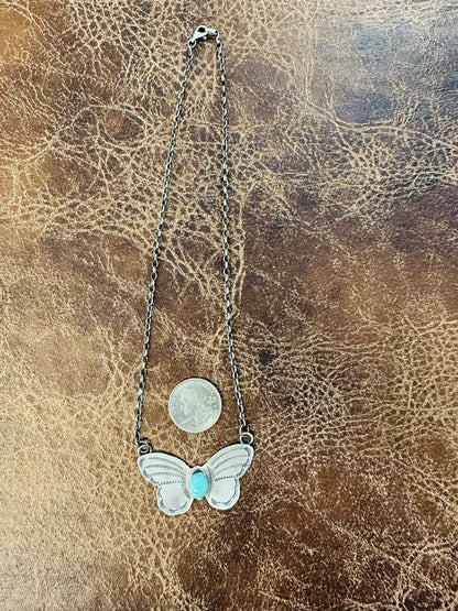 Native Made Butterfly necklace
