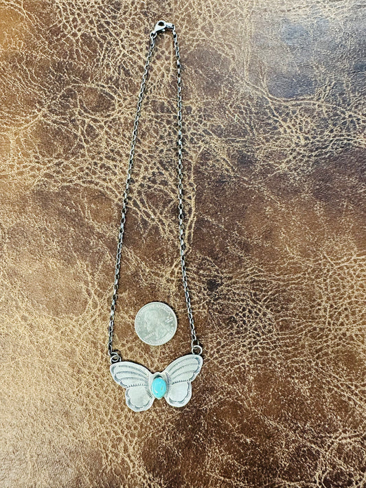 Native Made Butterfly necklace