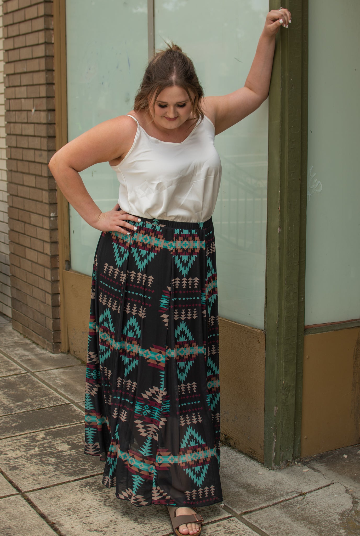 Aztec Maxi Skirt