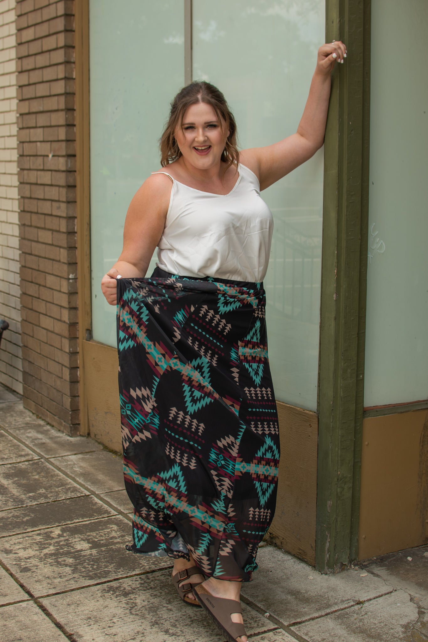 Aztec Maxi Skirt