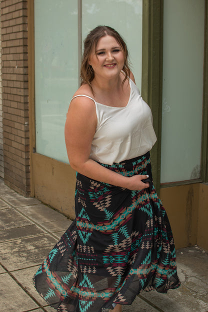 Aztec Maxi Skirt