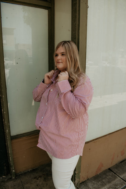 Striped Button Up