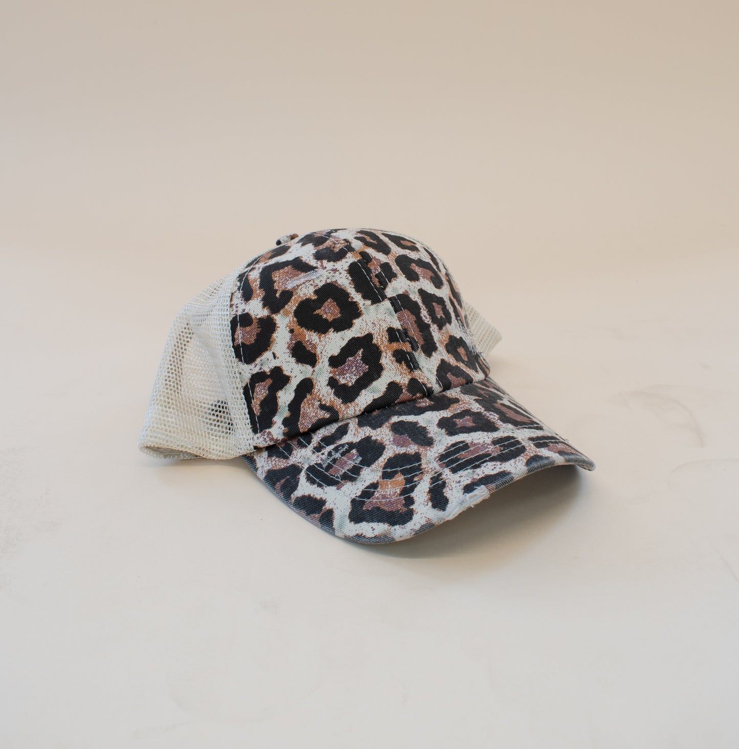 Cheetah Cross Back Hat