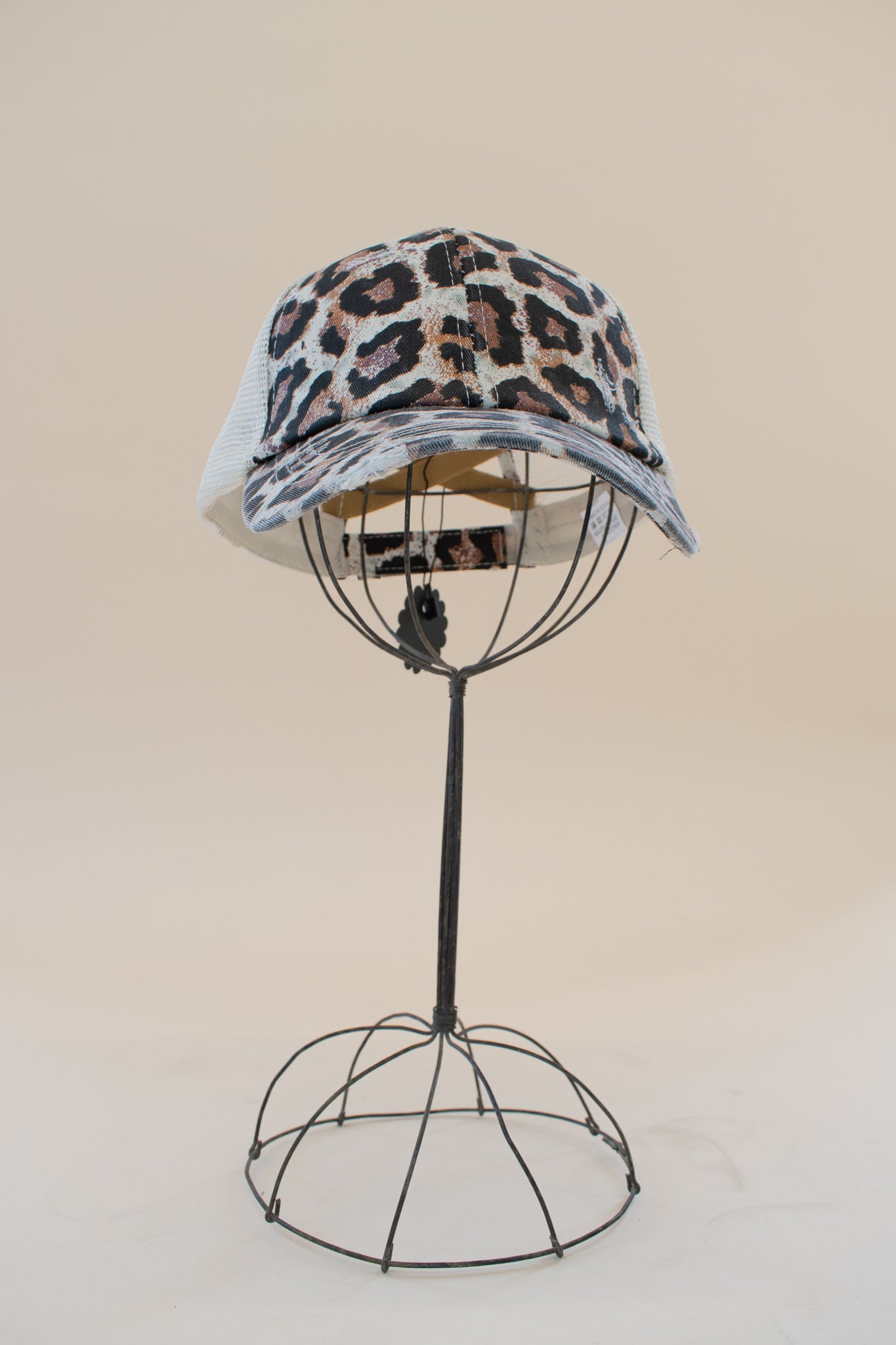 Cheetah Cross Back Hat